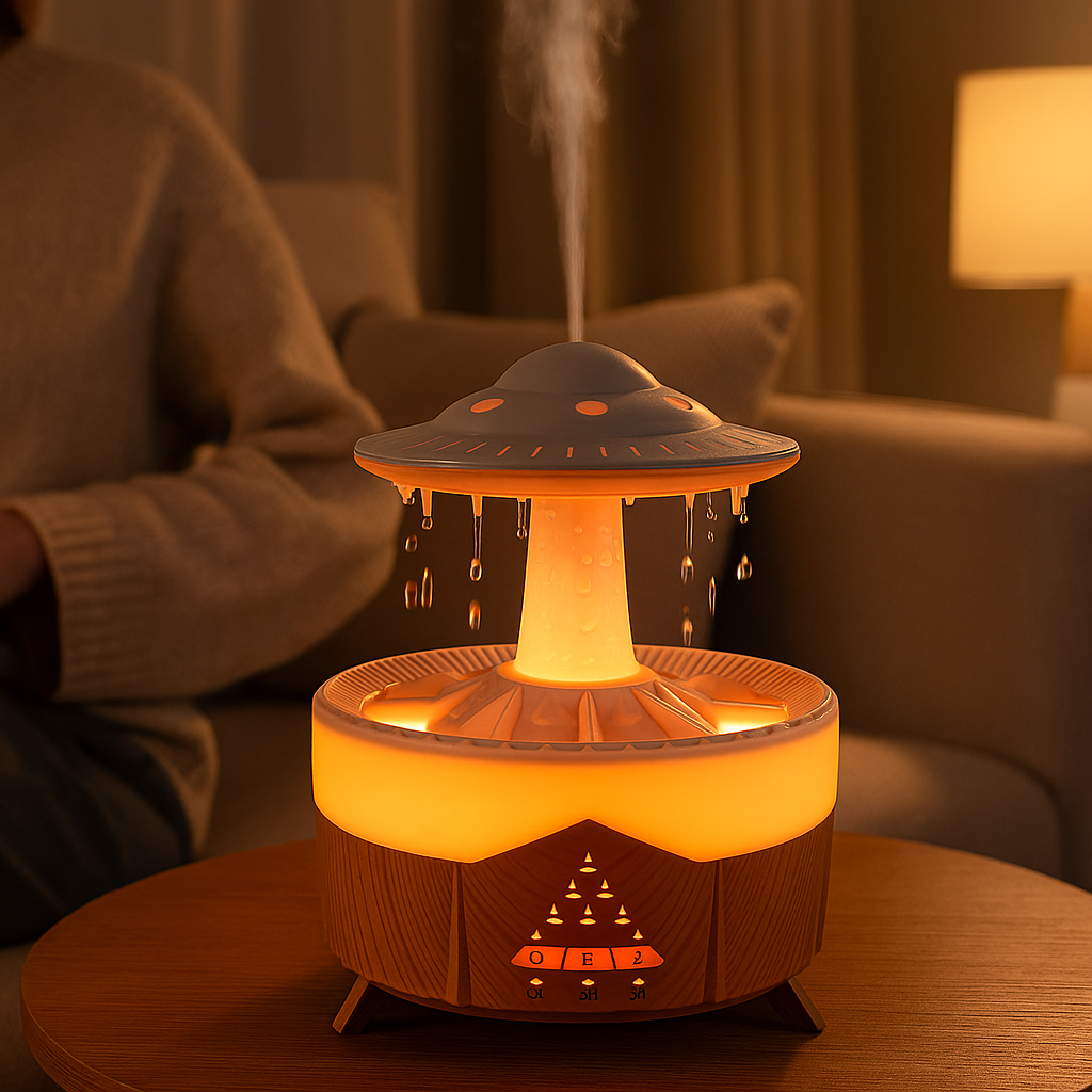 Zen - Humidificateur Diffuseur ASMR Effet Fontaine