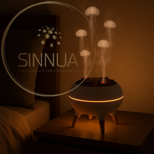 Humidificateur d'air "Méduse" & diffuseur d'huile essentiel